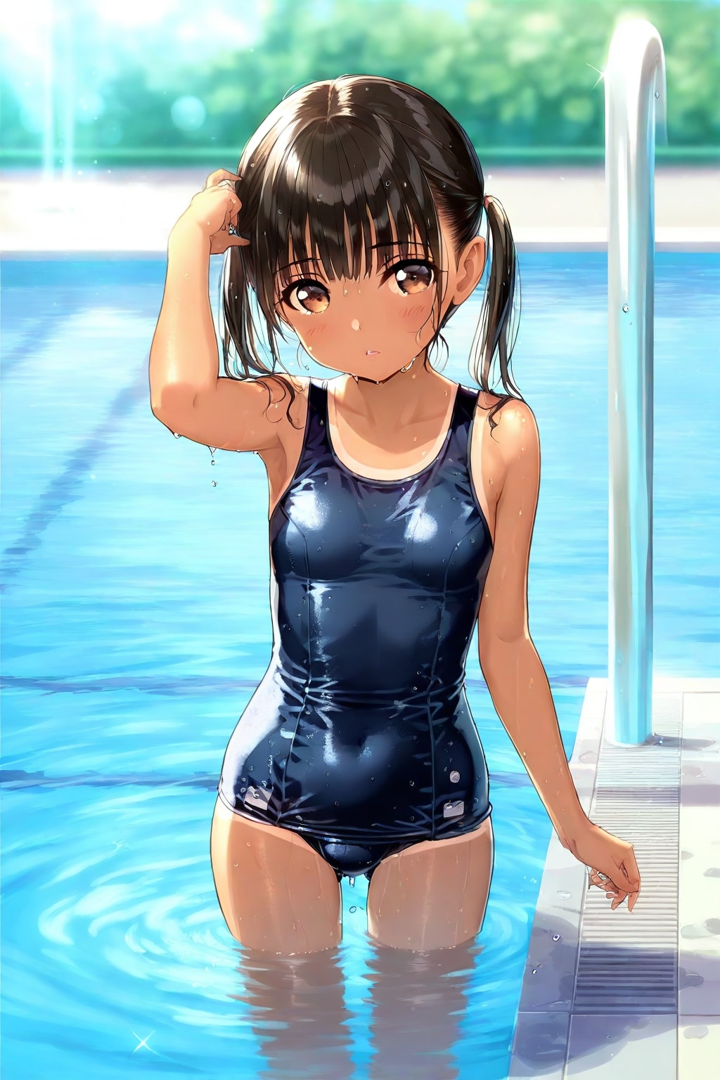 スク水美少女