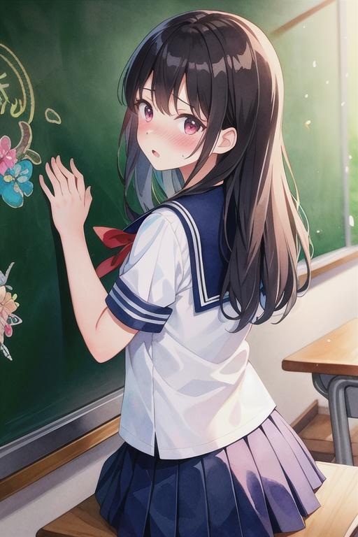 何も書いてないわよ