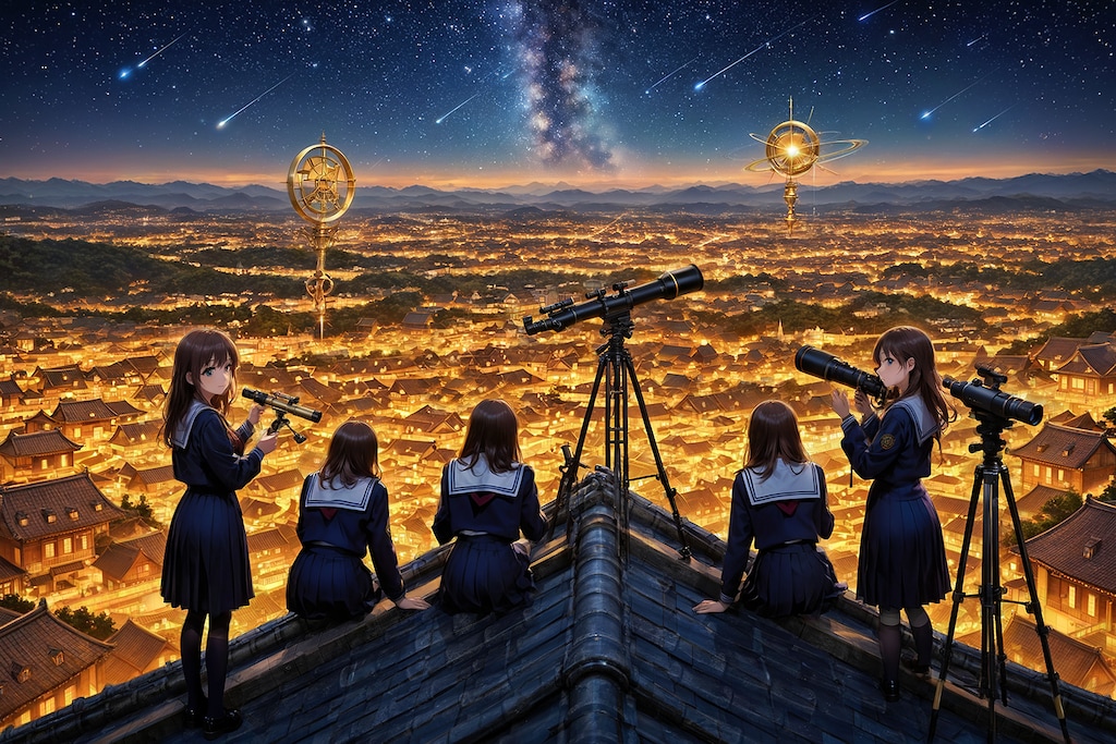 光都の流星観測