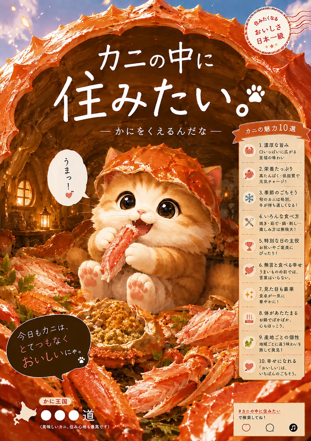 かににすめるんだな