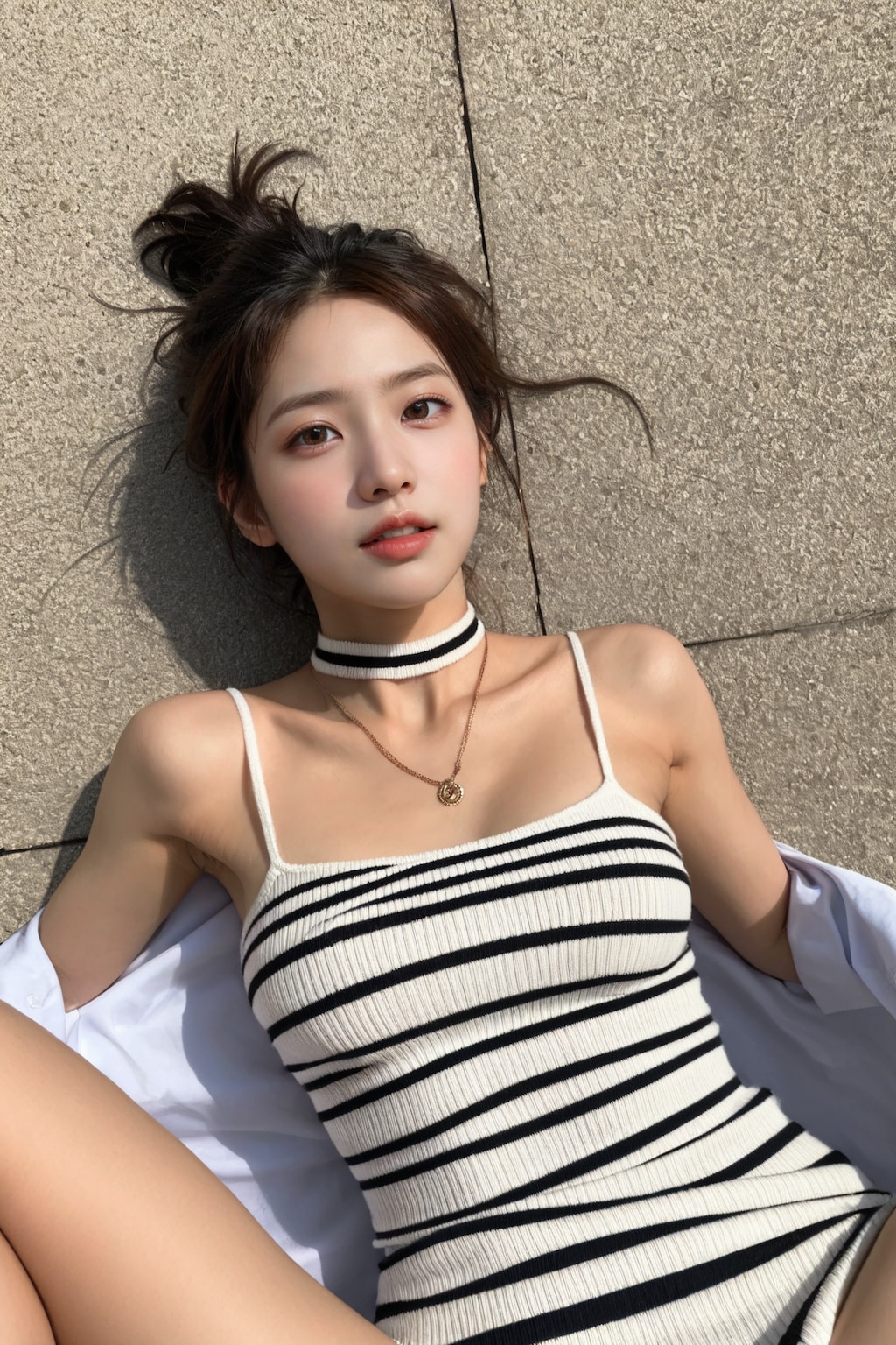 striped mini dress ❤️