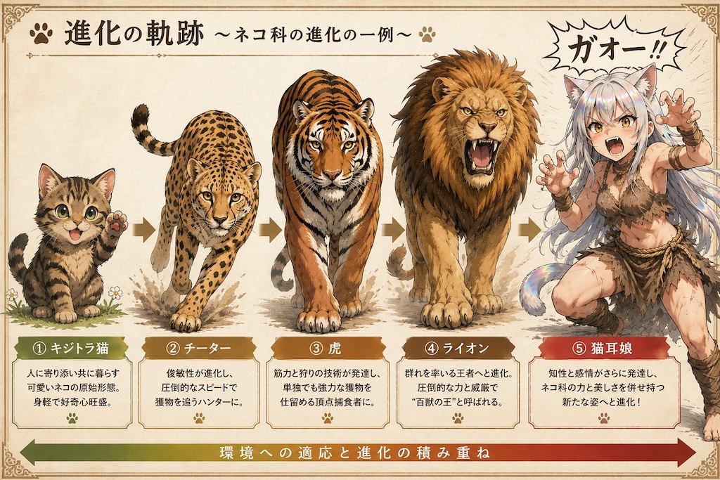 猫式進化？論