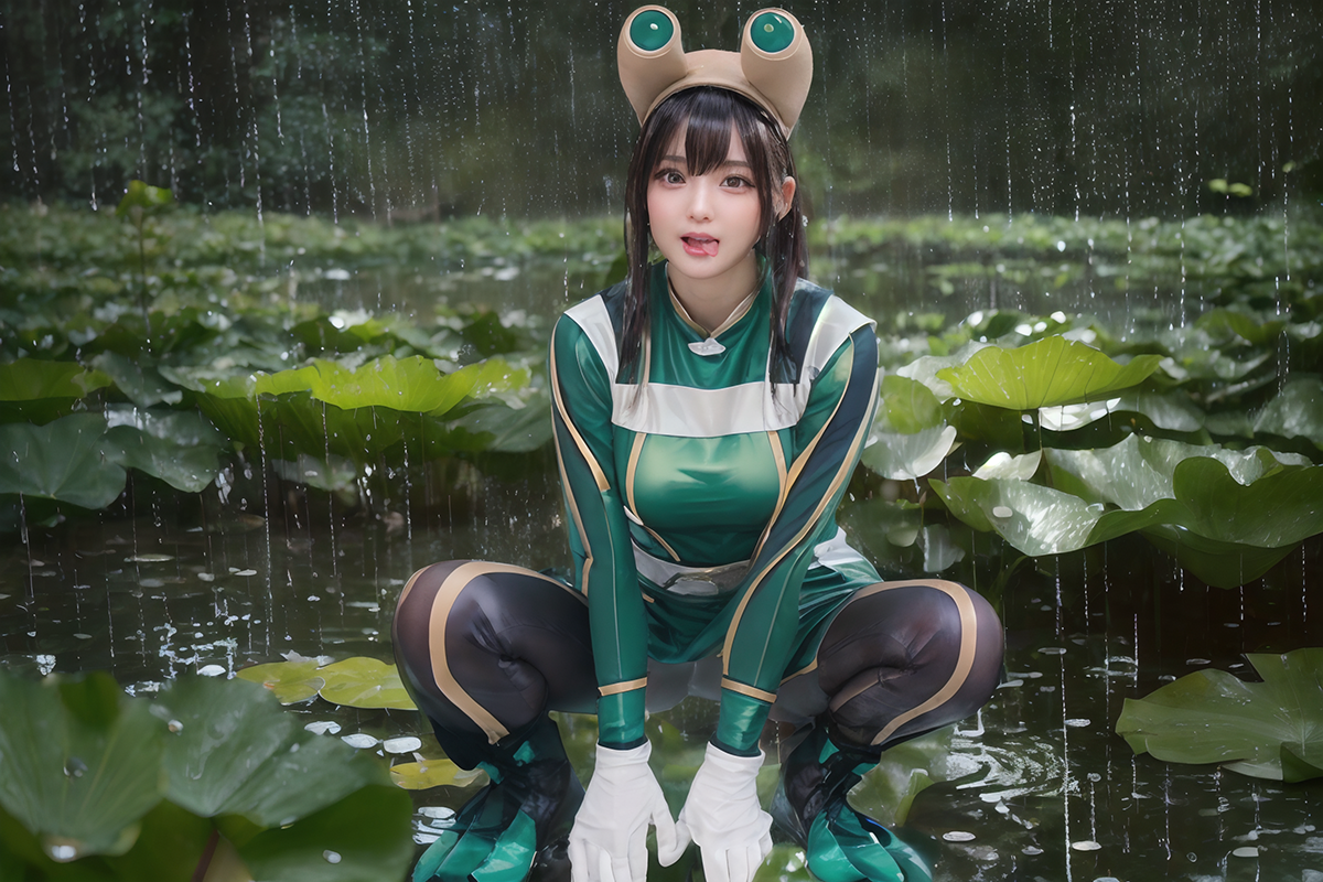ケロっもちろん雨は好きよ
