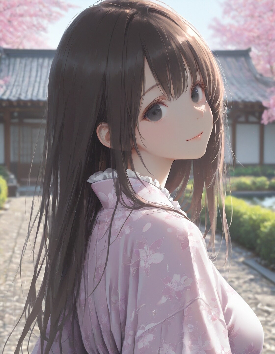 春のお散歩宣子ちゃん