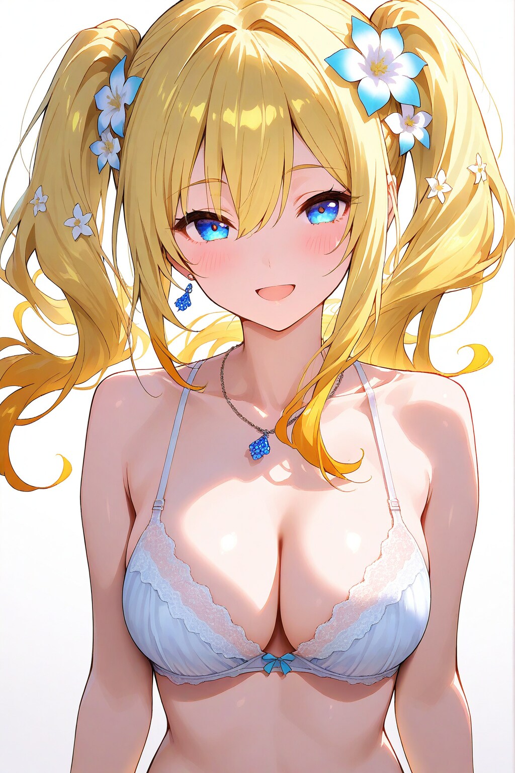 純白下着の姫様