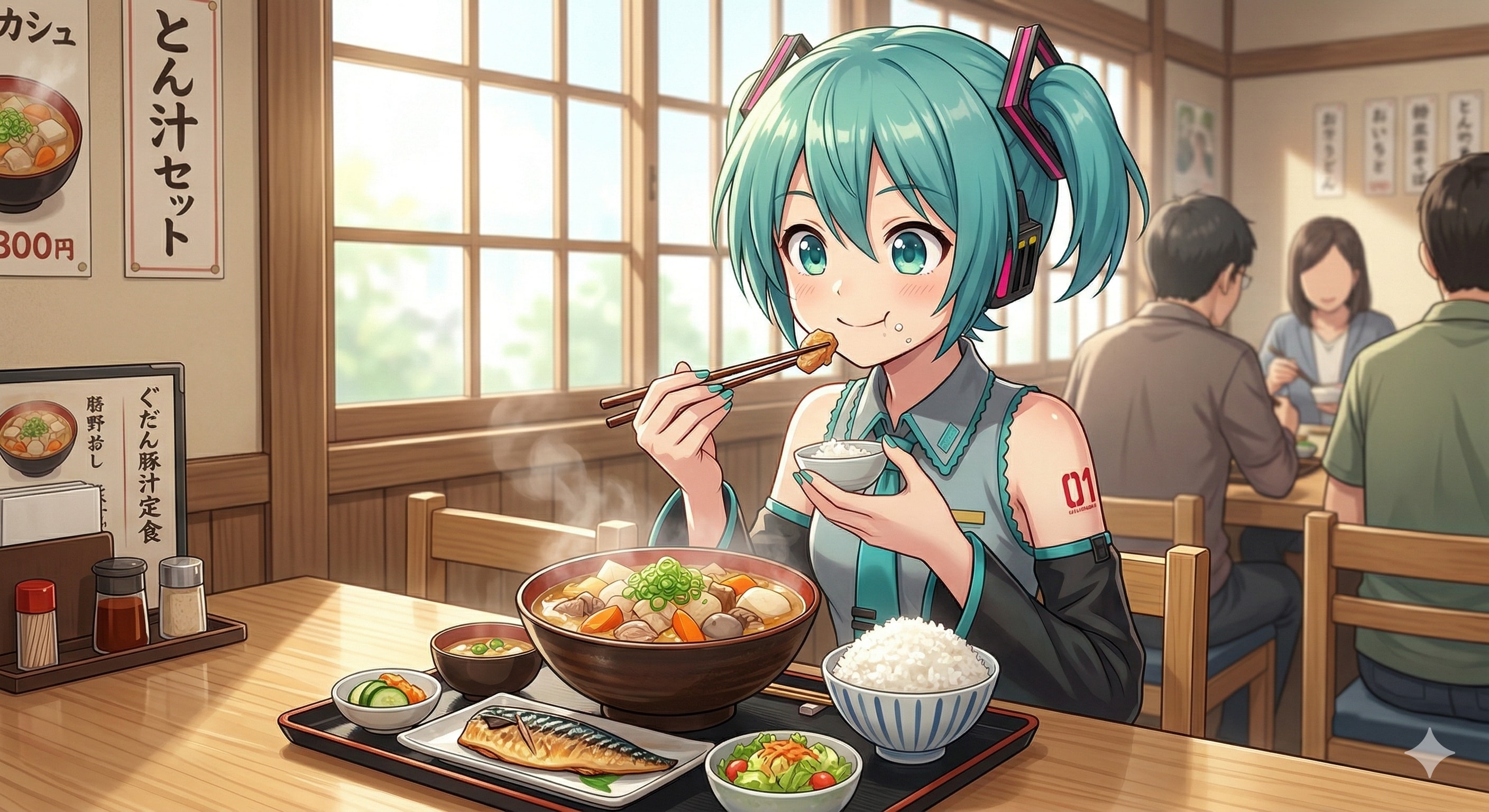 今日のお昼は豚汁定食です | の人気AIイラスト・グラビア