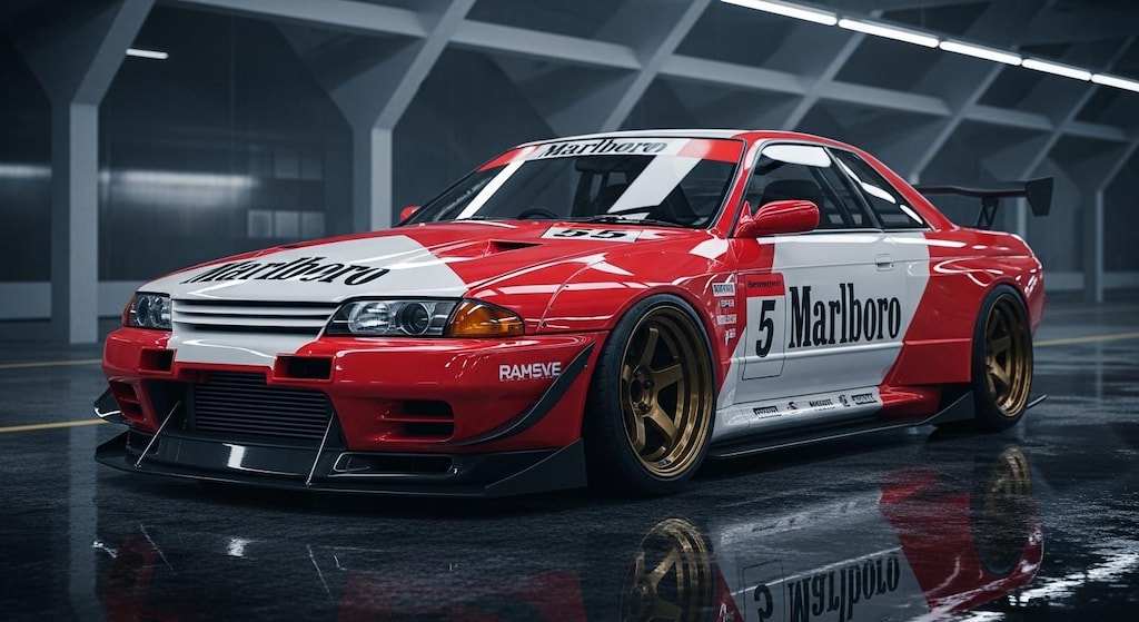マルボロR32GT-Rレーシングカー