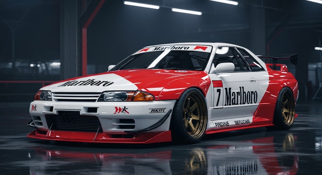 マルボロR32GT-Rレーシングカー