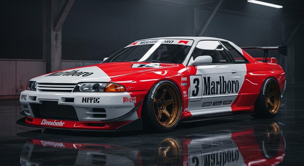 マルボロR32GT-Rレーシングカー