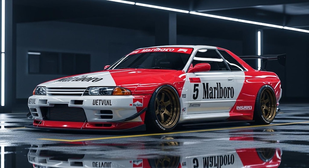 マルボロR32GT-Rレーシングカー