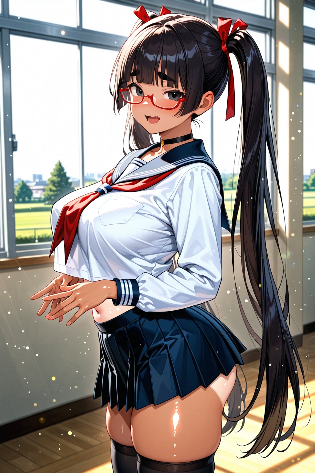 ツインテール太まゆ姉ちゃん