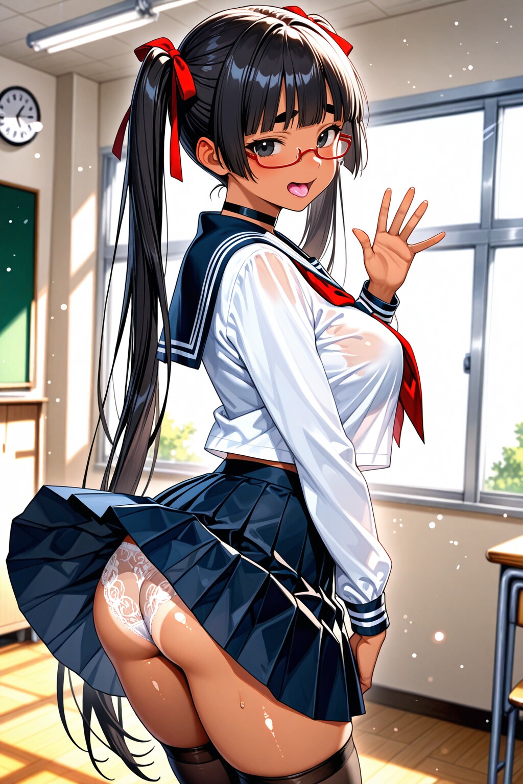 ツインテール太まゆ姉ちゃん