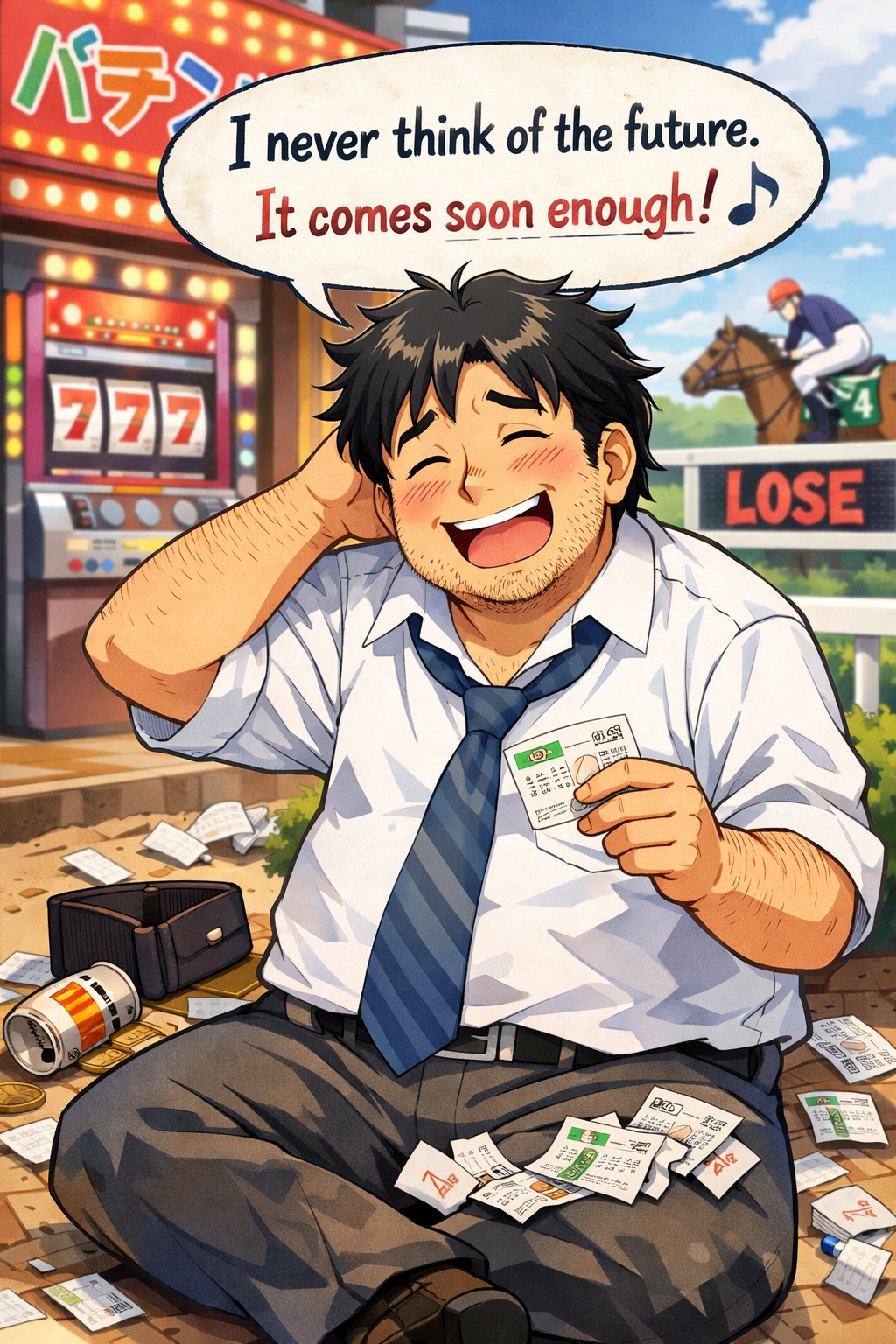 私は未来のことを考えたことはない。すぐに現実になるからだ。（アインシュタイン） | の人気AIイラスト・グラビア