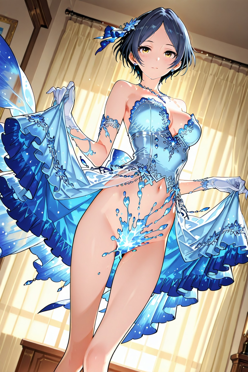 中々際どい衣装なのね・・・でも色合いは好きだけど。