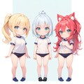 体操服ブルマ×3人組２ 2枚目
