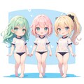 体操服ブルマ×3人組２ 10枚目