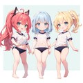 体操服ブルマ×3人組２ 7枚目