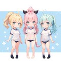 体操服ブルマ×3人組２ 8枚目