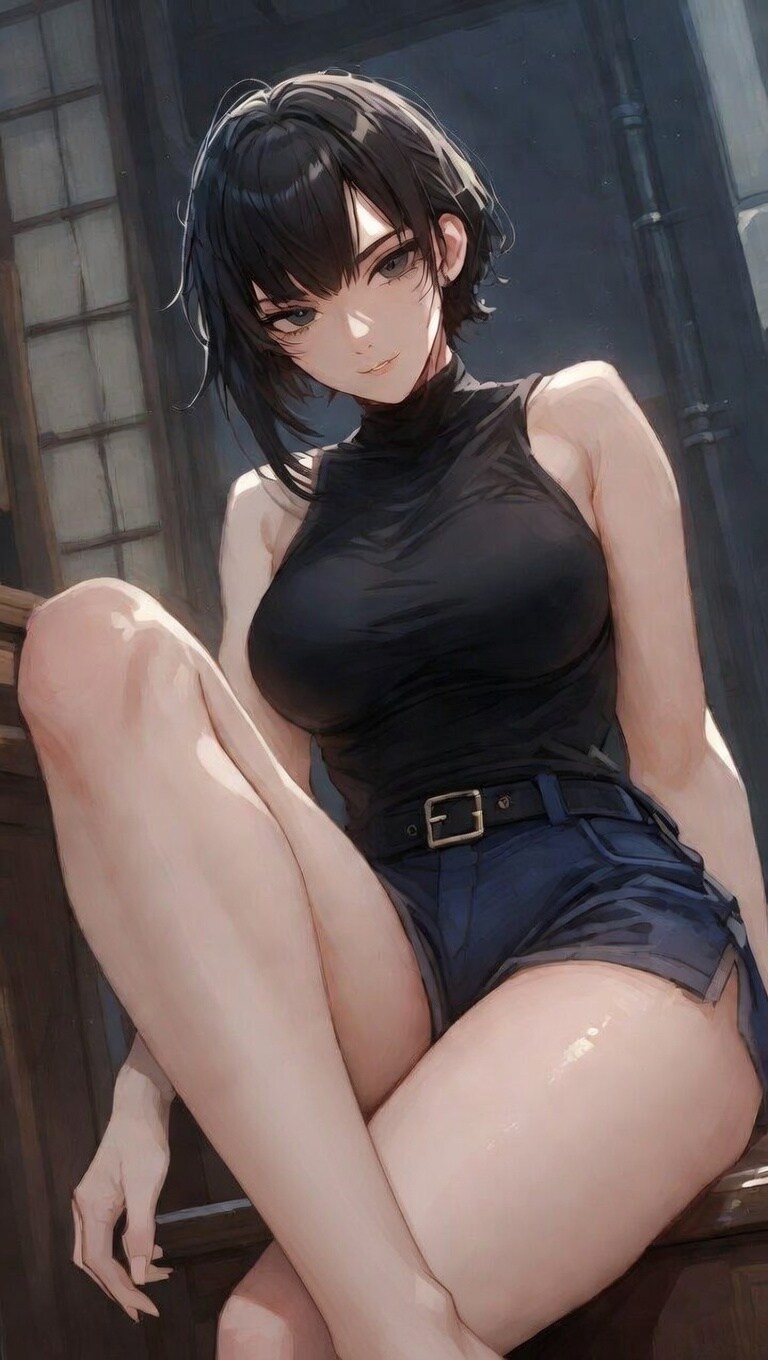 シンプルな服装