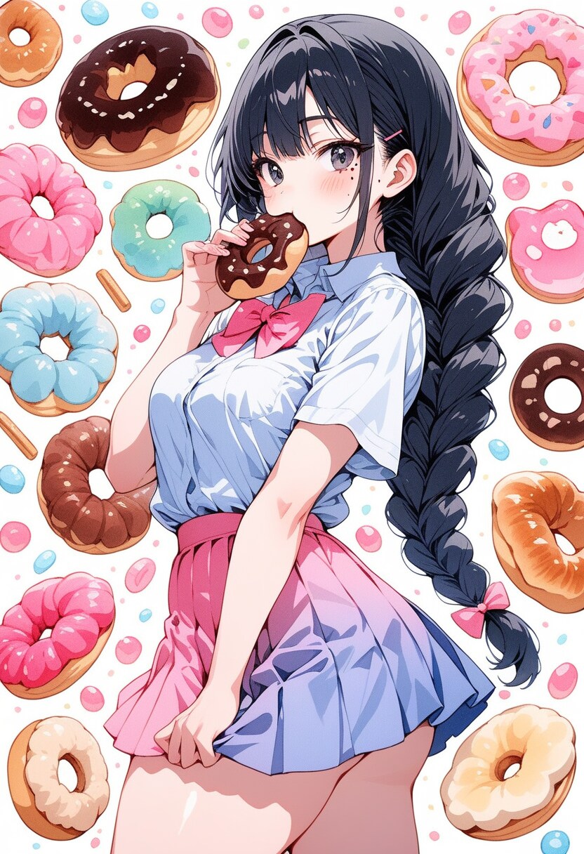 パクんちょ🍩 | の人気AIイラスト・グラビア