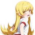 ブルマお漏らし「忍〇忍」 3枚目