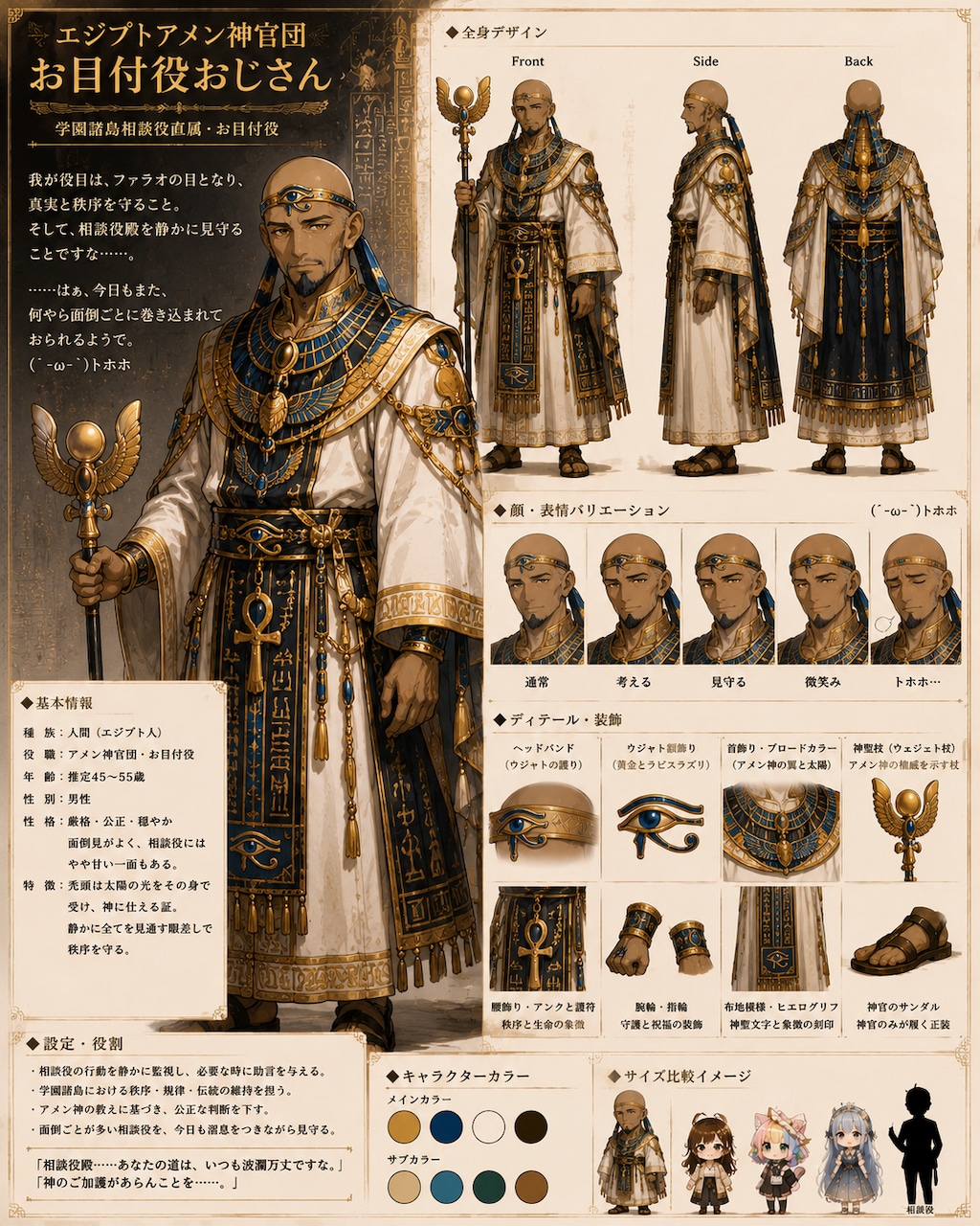 相談役お目付役 アメン神官団お目付役