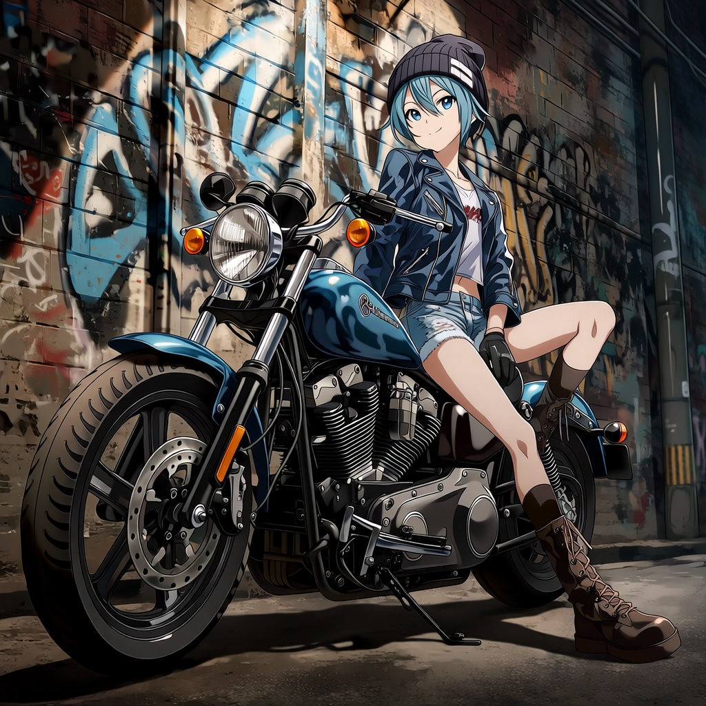 Bike & Miku