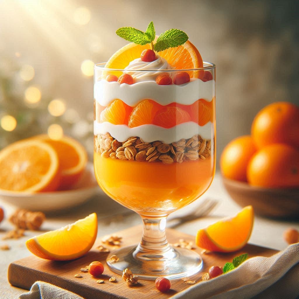 オレンジパフェ | の人気AIイラスト・グラビア