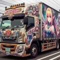 いすゞエルフ(痛車) 2枚目