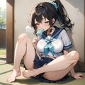 はぁ〜…あっつぅ…よっこいしょっと… 3枚目