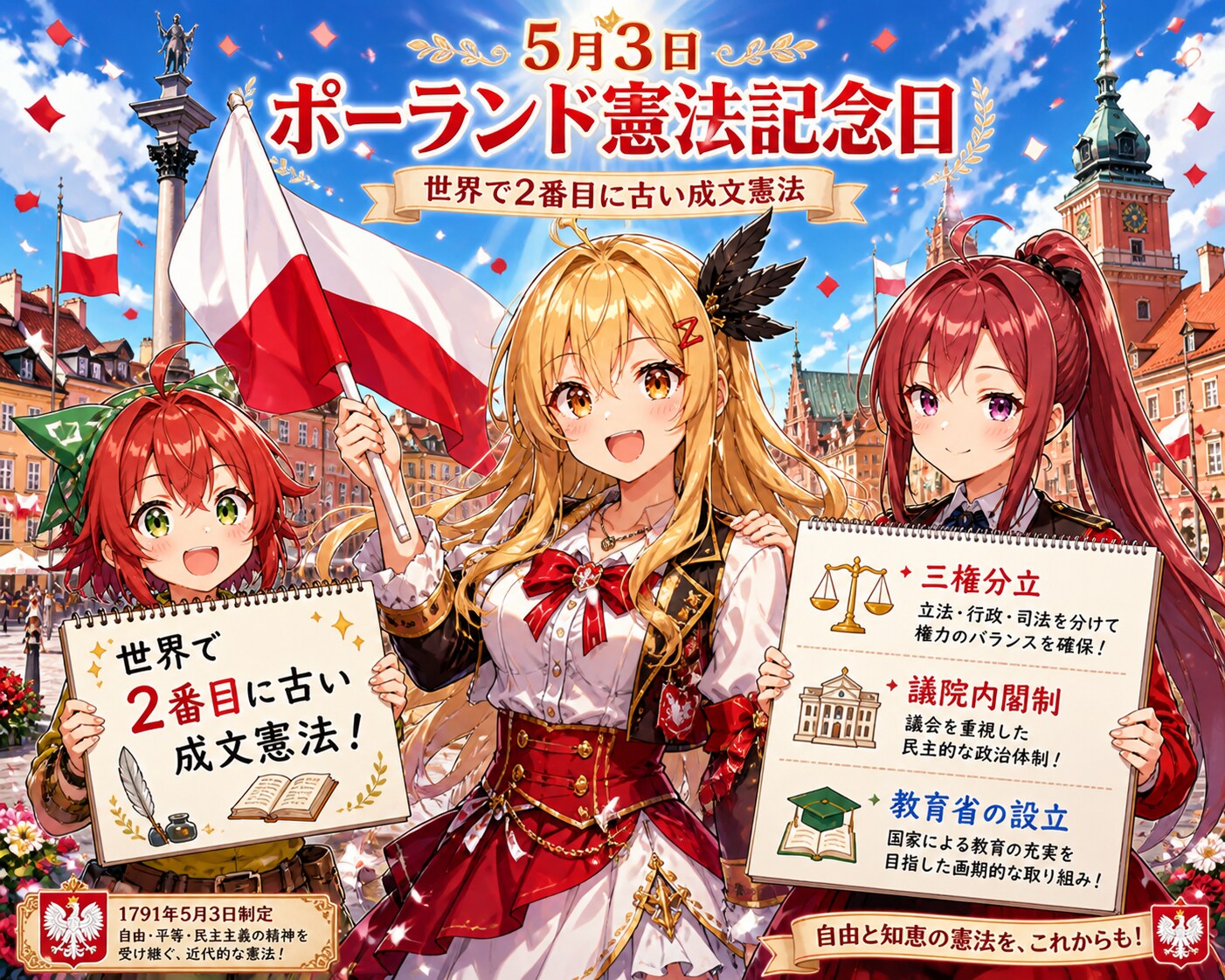 5月3日は憲法記念日（ポーランド）