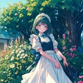 我が家のメイドさん/Small flower garden 3枚目