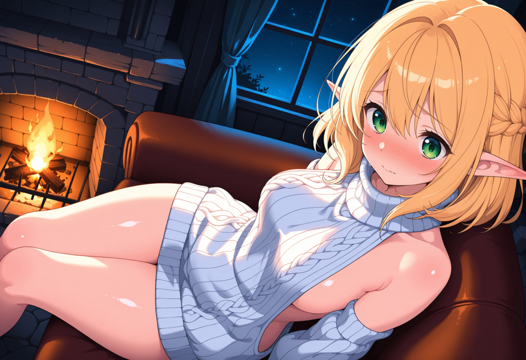 エルフちゃん・例のセーター