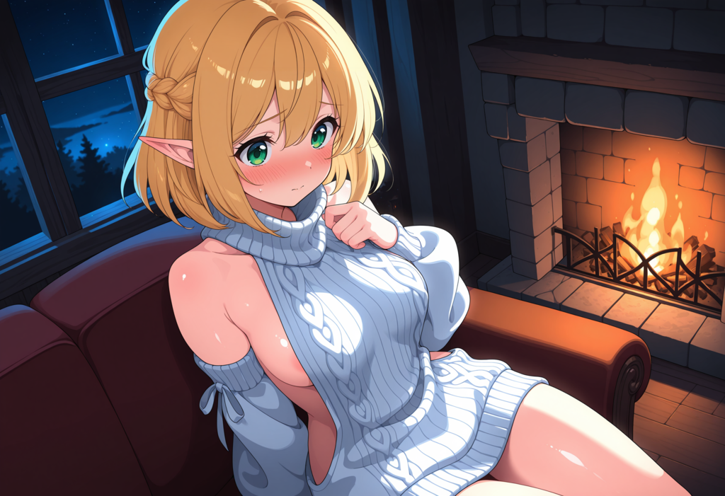エルフちゃん・例のセーター