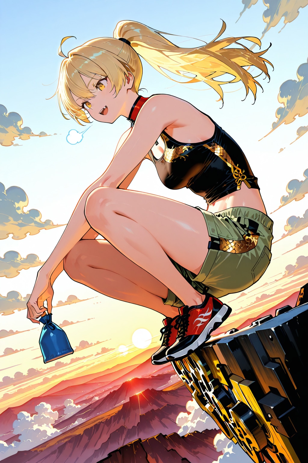 📺 ライブ配信：【頂上到達】神の山で“世界一うるさい目覚まし”鳴らしてみた【放送事故注意】 | の人気AIイラスト・グラビア