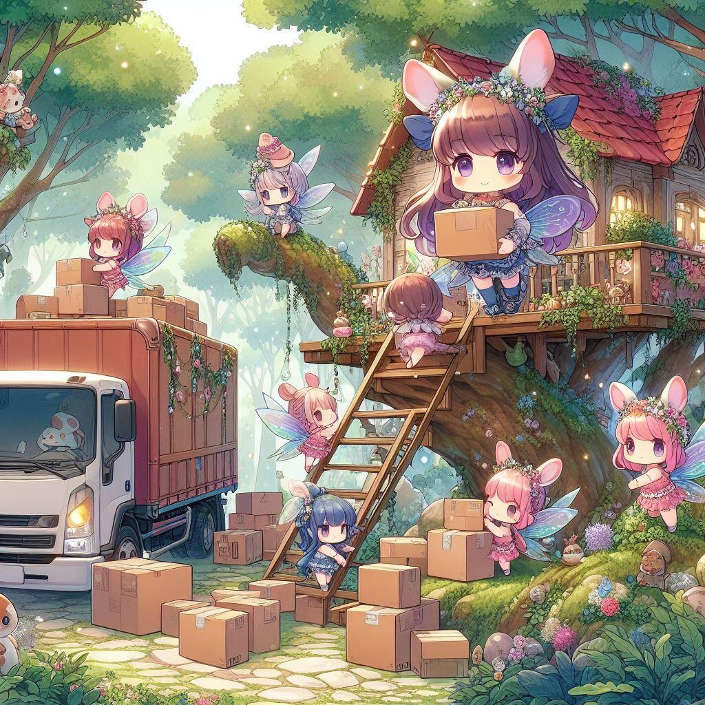 妖精ちゃんの引っ越し