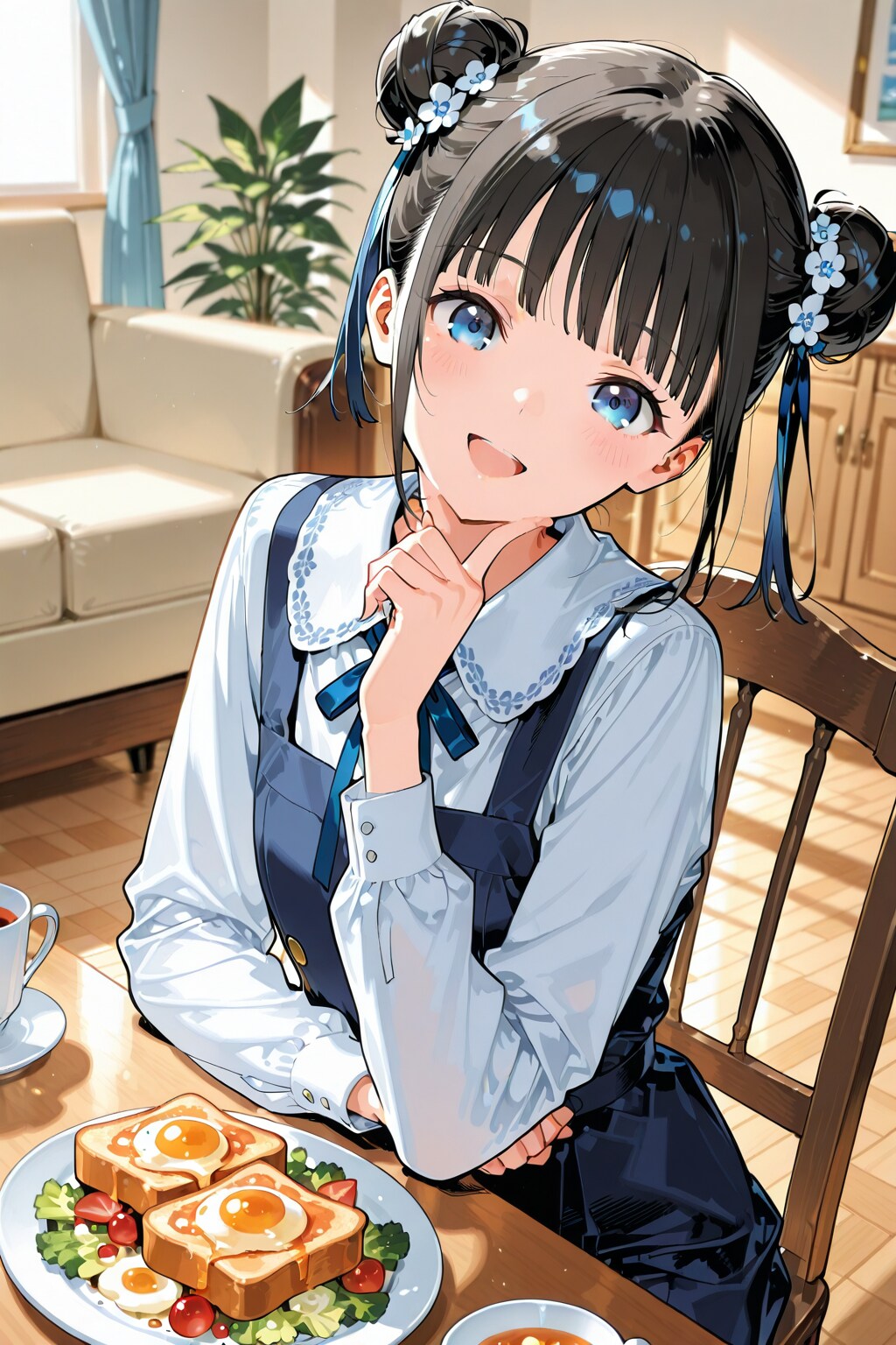 おだんごちゃん🍡✨と朝ごはん🍚✨　6/1