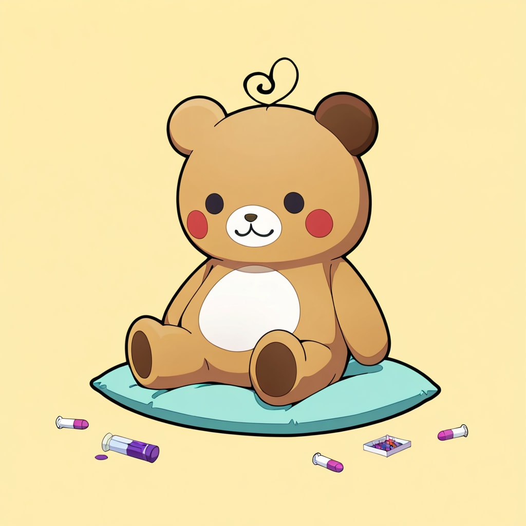 リラックスしてるクマ