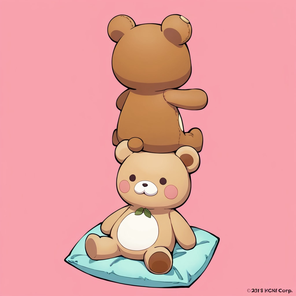 リラックスしてるクマ