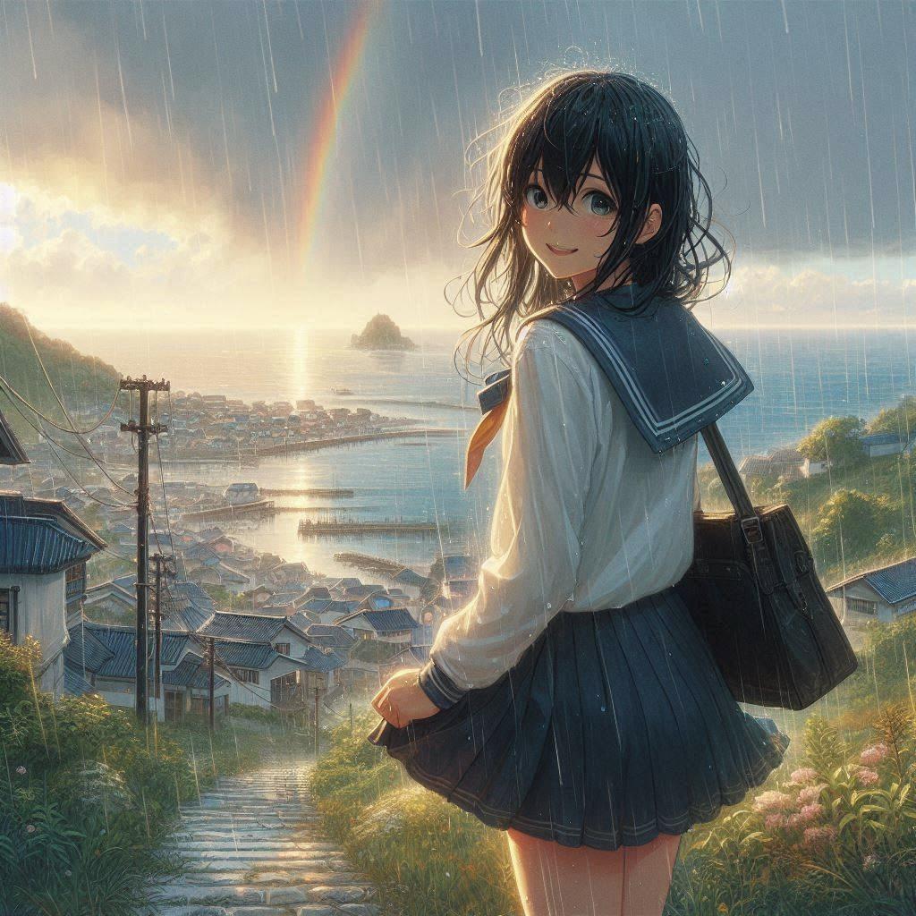 突然の雨