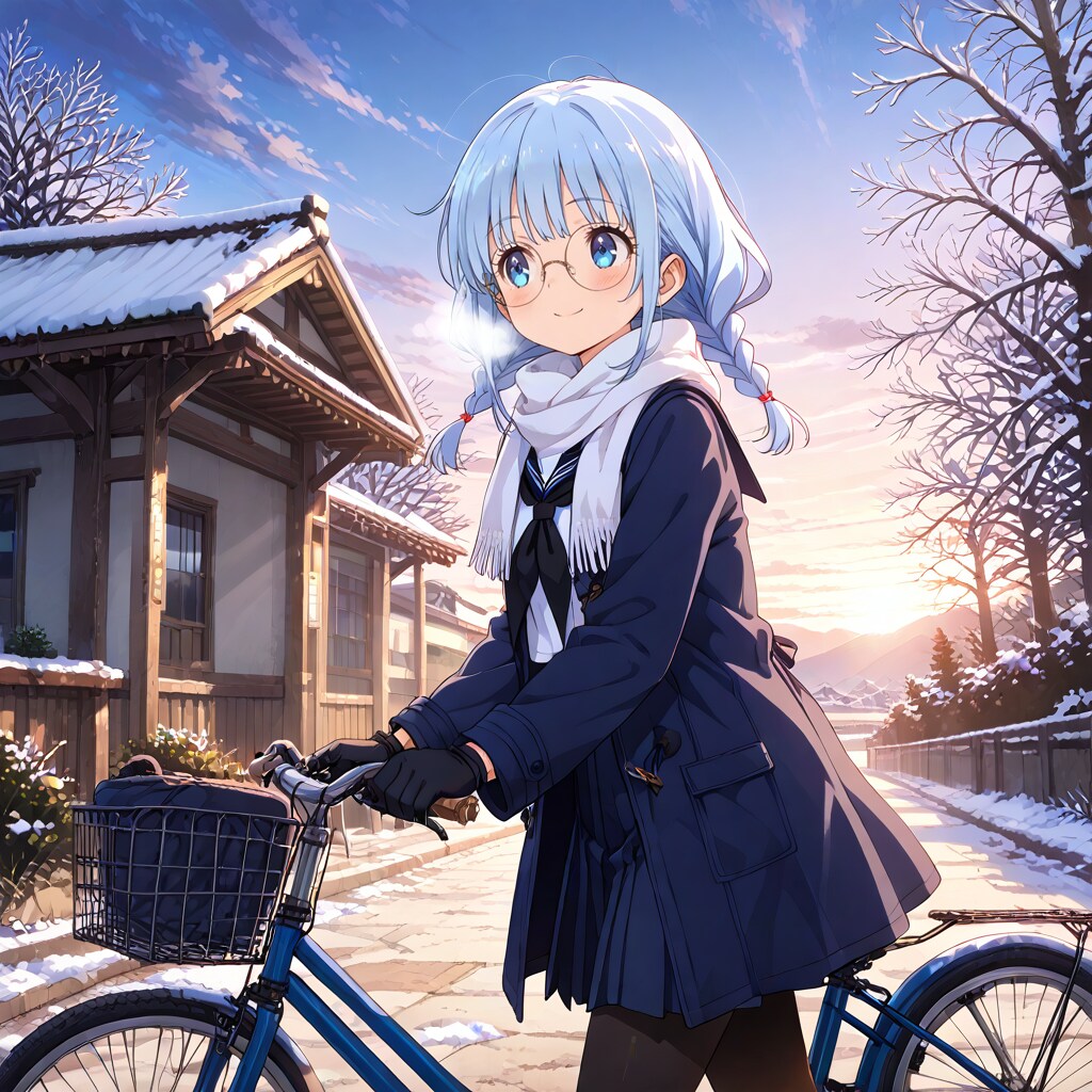 寒い朝