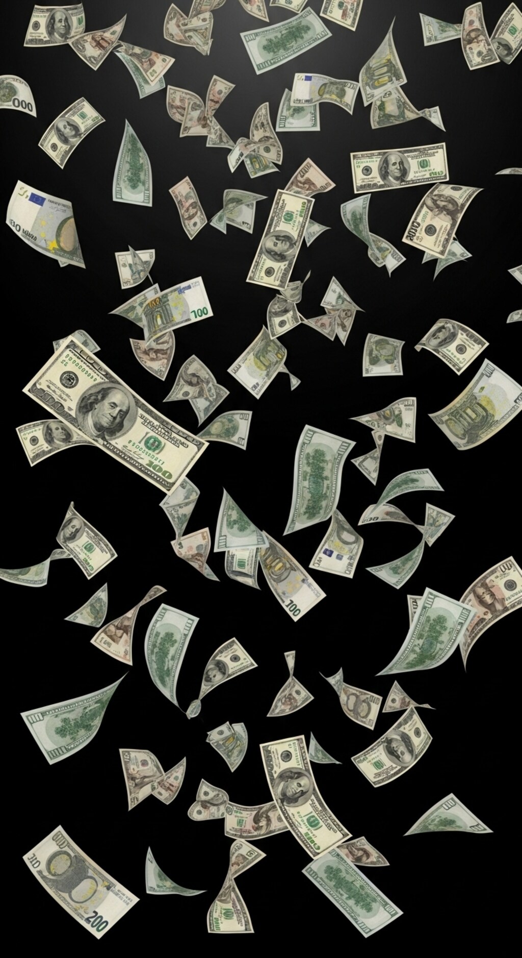 何かが落ちてくるエフェクトとボツのやつ