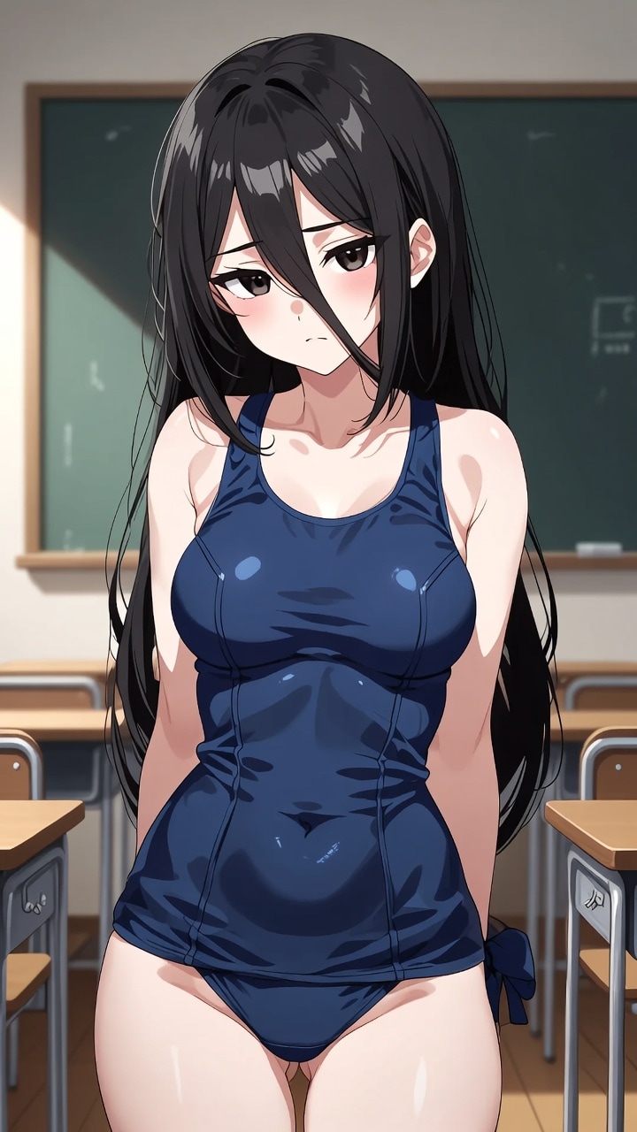 スク水の女子高生