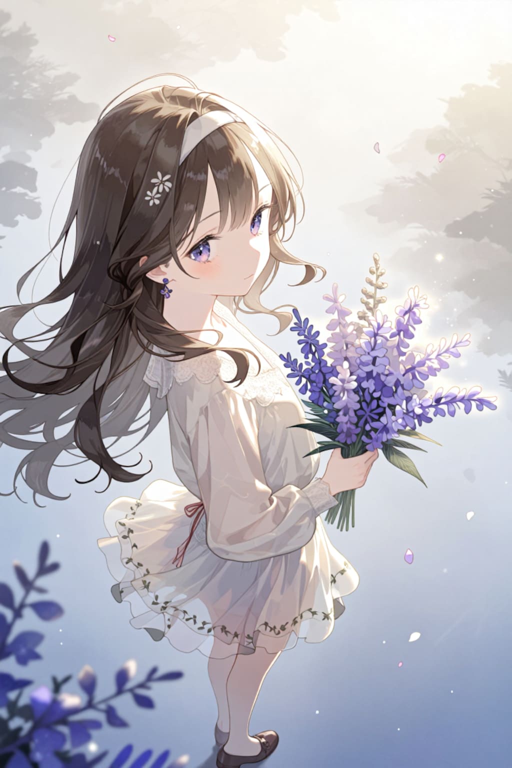 涼しげなワンピ
