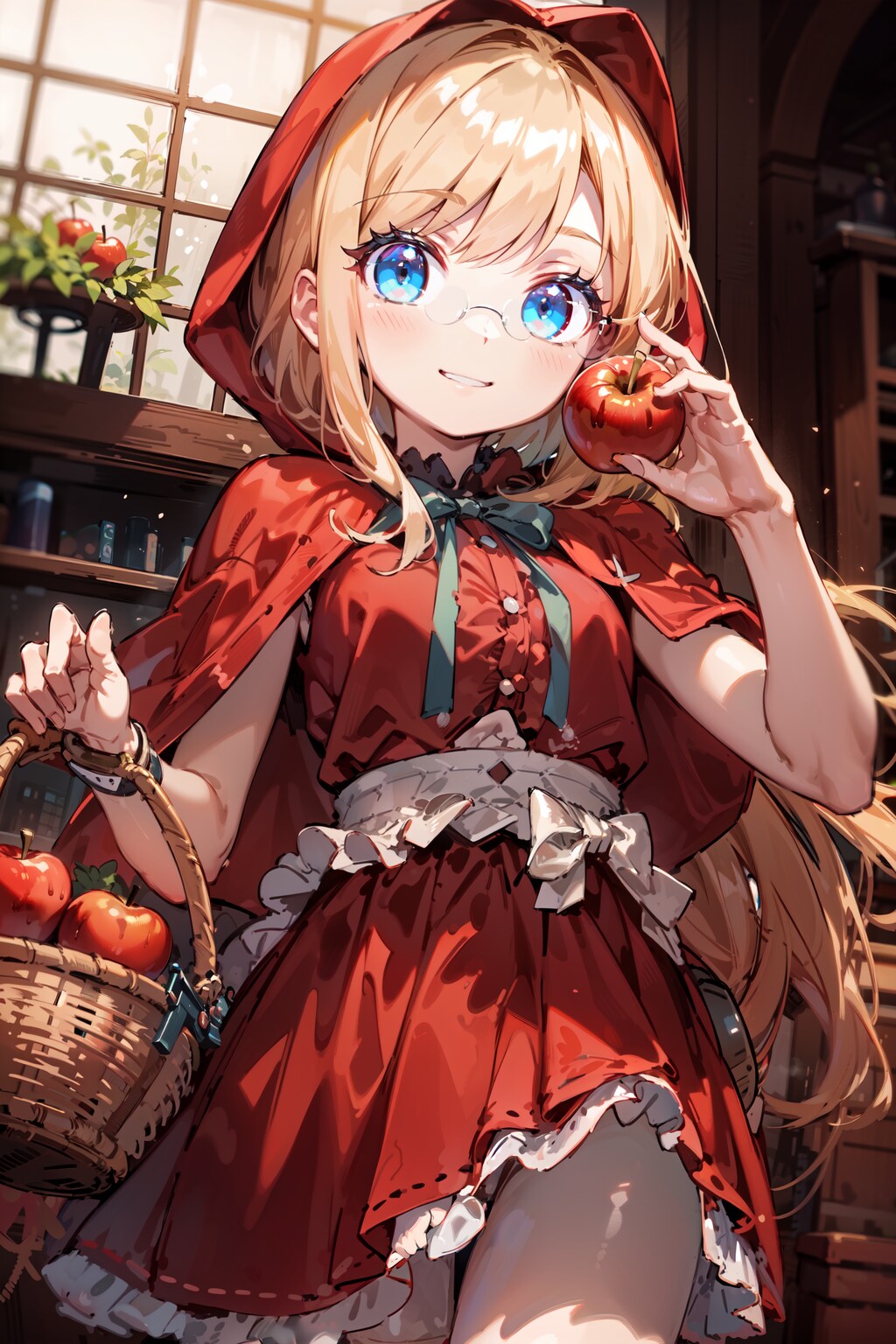 赤い頭巾のお嬢さん