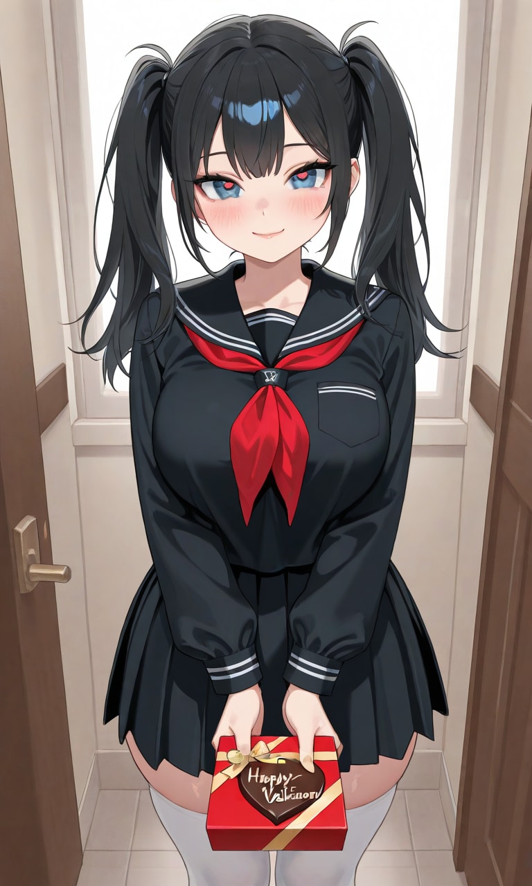 おはようございます✨はい、バレンタインのチョコです💓 | の人気AIイラスト・グラビア