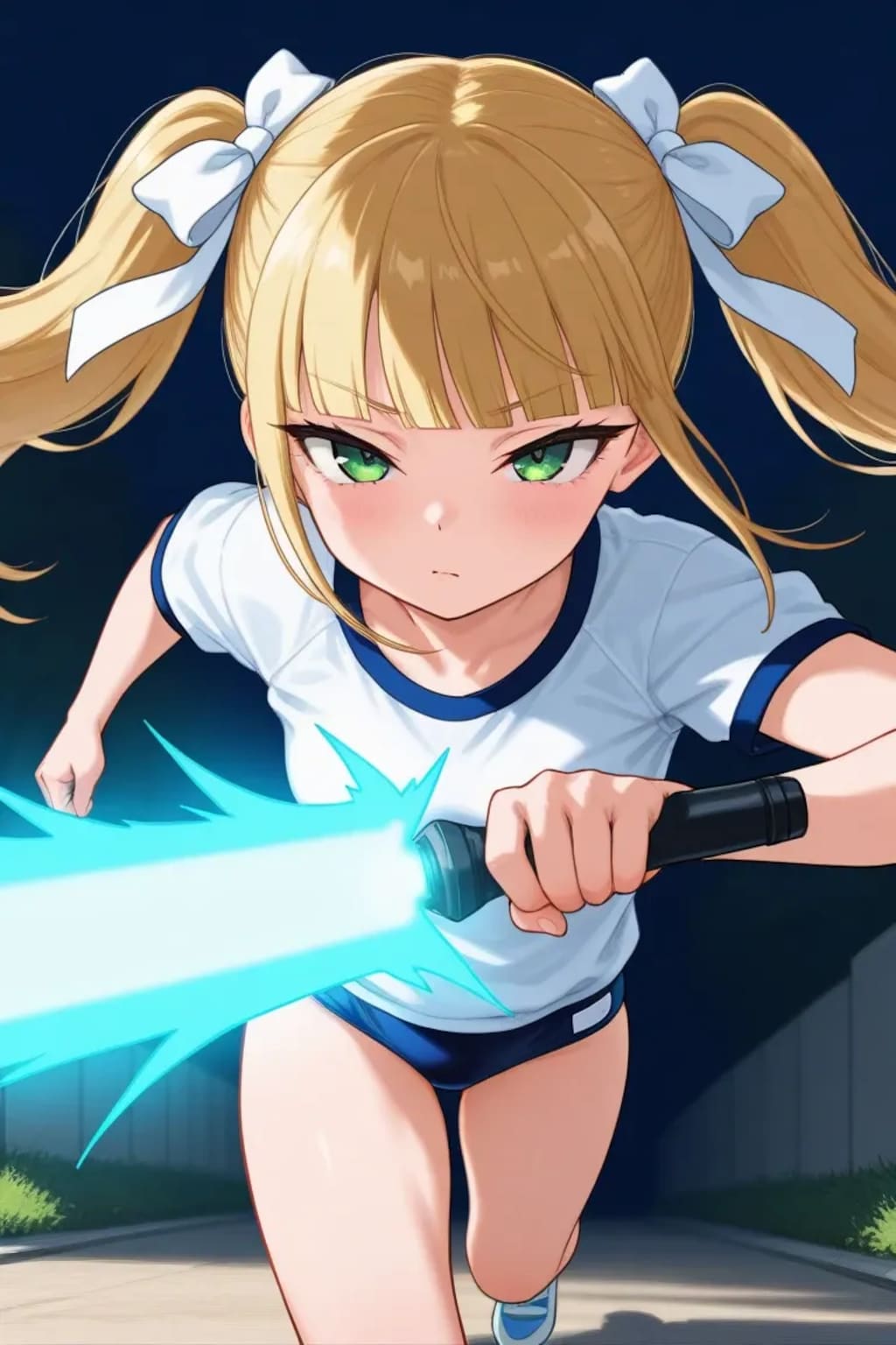 夜道に体操着姿で追いかけてくる玲華