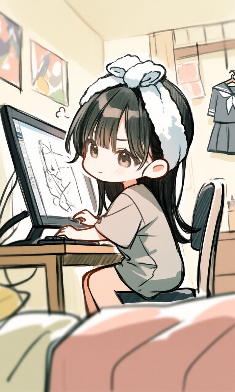 シャワー浴びたから漫画描く | の人気AIイラスト・グラビア