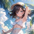 白いサンドレスは透ける 12枚目