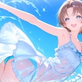 白いサンドレスは透ける 2枚目